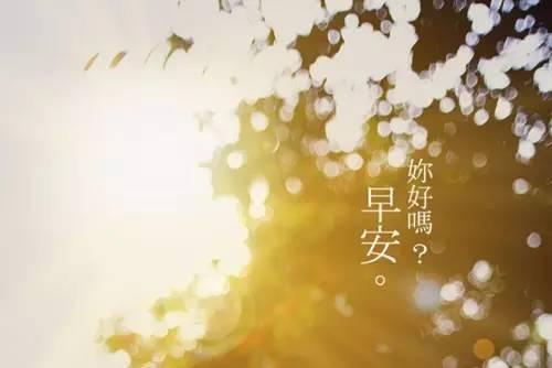 朋友圈早安心语正能量的问候语